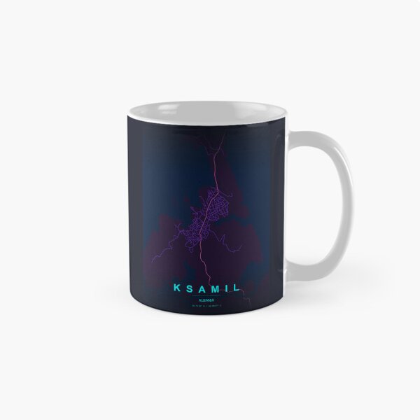 Item preview, Neon Style Map of Ksamil, Albania designed and sold by Enea Kelo.