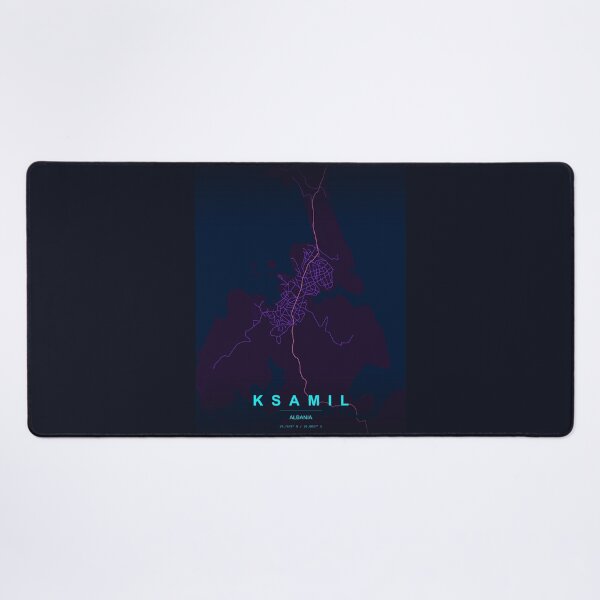 Item preview, Neon Style Map of Ksamil, Albania designed and sold by Enea Kelo.