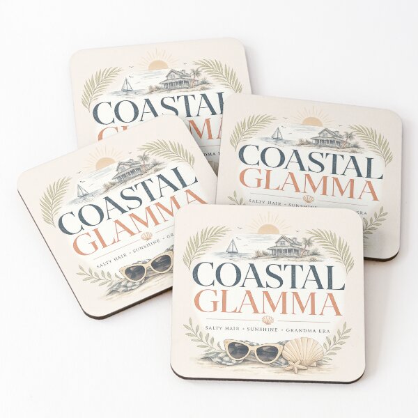 Aperçu de l'œuvre Style de vie glamour et vintage inspiré du bord de mer et des grands-mères créée et vendue par astersgraphics.