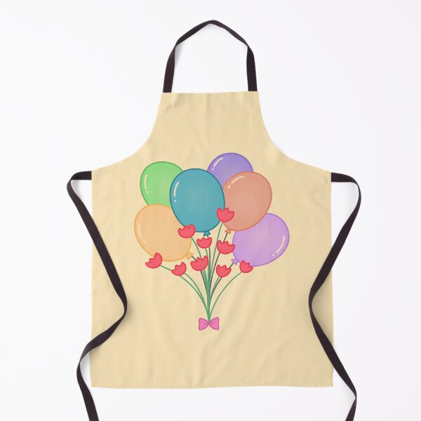 Item preview, Colorful Balloons and Red Tulips Bouquet Illustration designed and sold by ubborn.