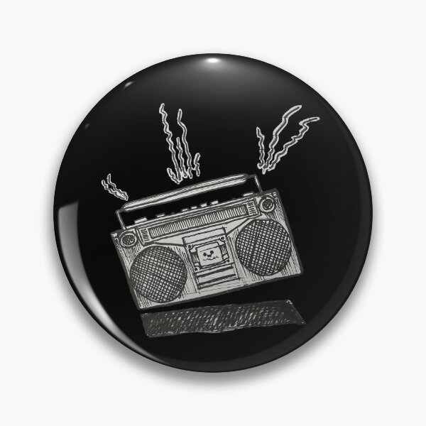 Item preview, Minimalist Vintage Ghetto Blaster Isolated Art designed and sold by vikko-art.