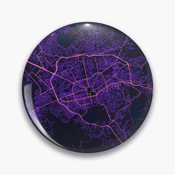 Item preview, Neon Style Map of Tirana, Albania designed and sold by Enea Kelo.