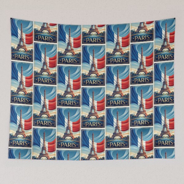 Item preview, Paris Travel Sticker - Eiffel Tower Vacation Design designed and sold by Olivra.