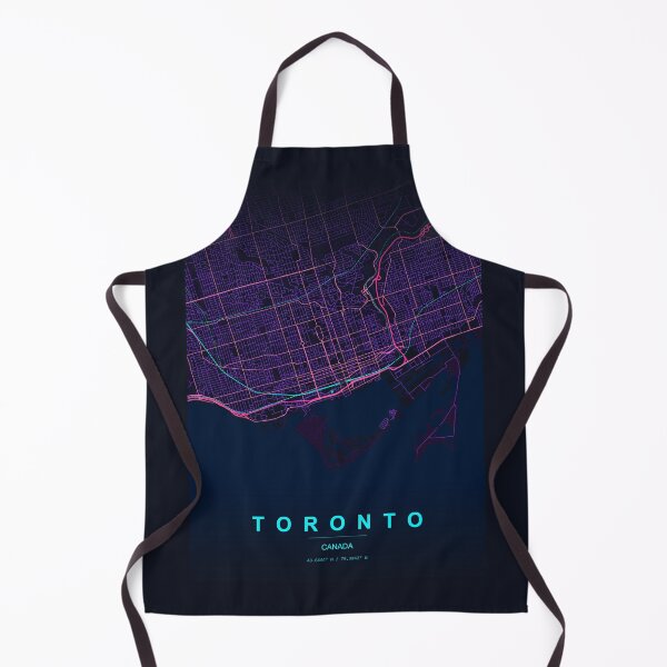 Item preview, Neon Style Map of Tornto, Canada designed and sold by Enea Kelo.