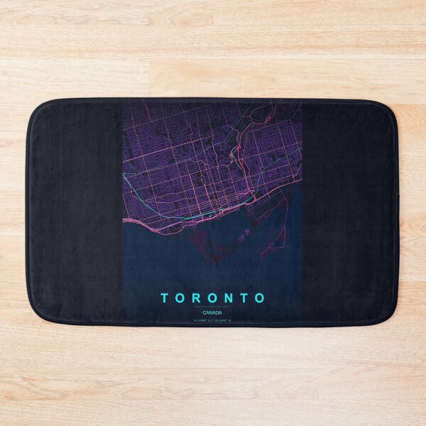 Item preview, Neon Style Map of Tornto, Canada designed and sold by Enea Kelo.