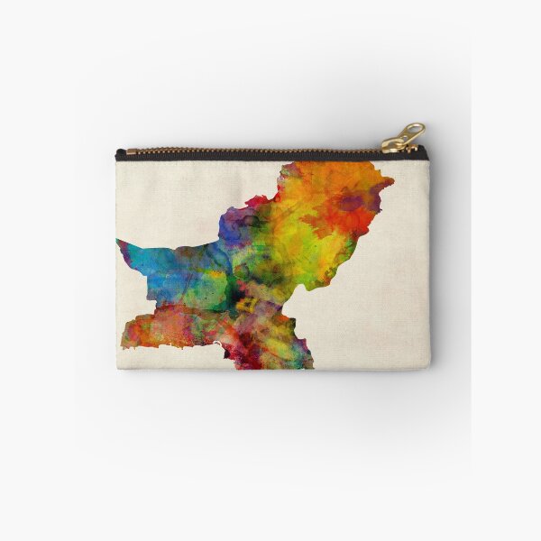 Item preview, Pakistan Watercolor Map designed and sold by ArtPrints.
