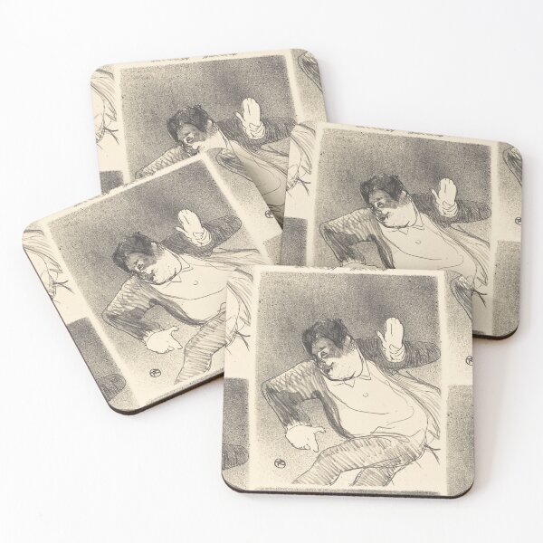Item preview, Cadieux Petit Casino by Henri de Toulouse-Lautrec | Vintage Belle Époque Cabaret Portrait Print designed and sold by artofuniverse.