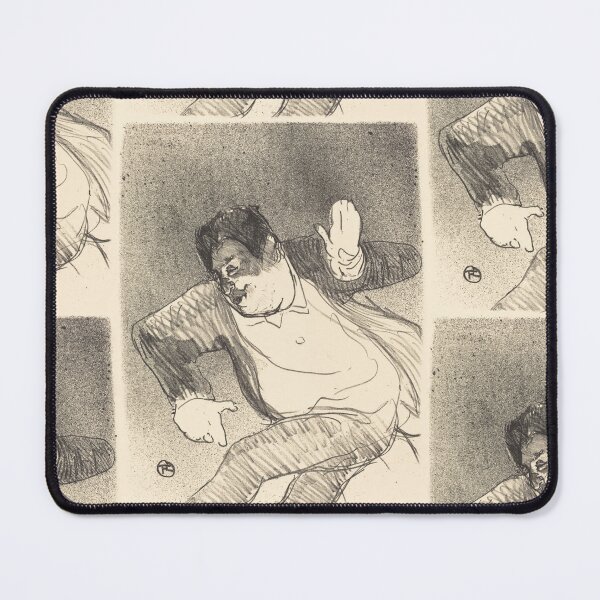 Item preview, Cadieux Petit Casino by Henri de Toulouse-Lautrec | Vintage Belle Époque Cabaret Portrait Print designed and sold by artofuniverse.