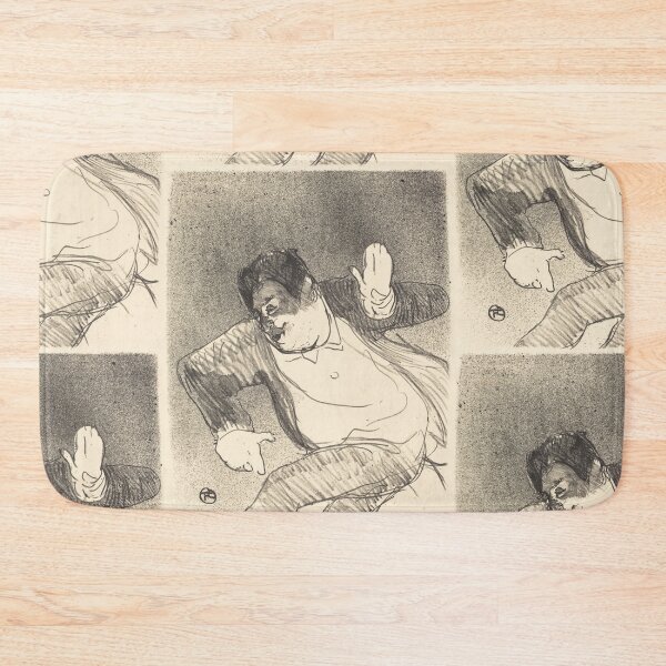 Item preview, Cadieux Petit Casino by Henri de Toulouse-Lautrec | Vintage Belle Époque Cabaret Portrait Print designed and sold by artofuniverse.