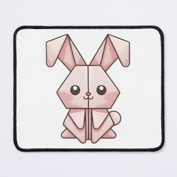Item preview, Cute Origami Bunny – Kawaii Veterinary Rabbit Sticker | Minimal Pastel Bunny Design designed and sold by Bettybee00.
