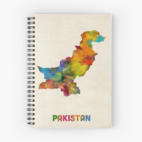 Item preview, Pakistan Watercolor Map designed and sold by ArtPrints.