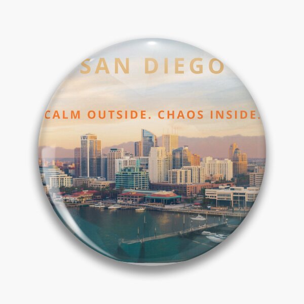 Item preview, San Diego: Calm Outside. Chaos Inside. [Flavor 1] designed and sold by Mildly Thriving Co..