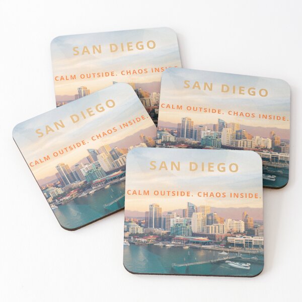 Item preview, San Diego: Calm Outside. Chaos Inside. [Flavor 1] designed and sold by Mildly Thriving Co..