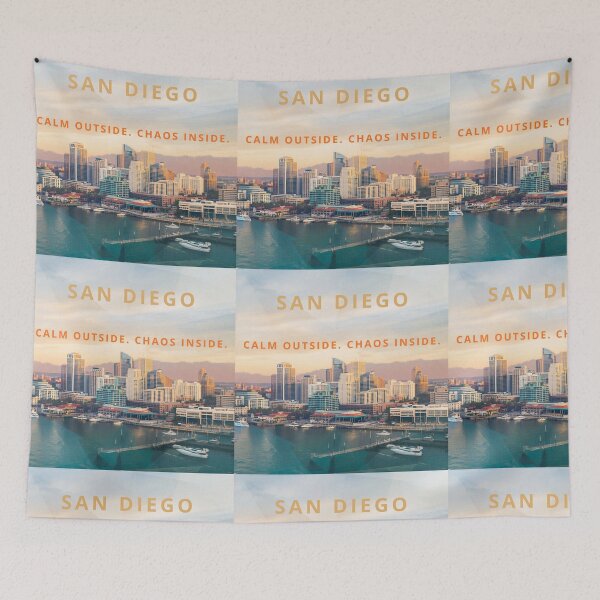 Item preview, San Diego: Calm Outside. Chaos Inside. [Flavor 1] designed and sold by Mildly Thriving Co..