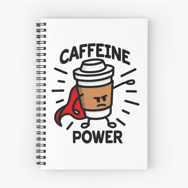 Item preview, Caffeine power superhero coffee lovers cartoon designed and sold by LaundryFactory.