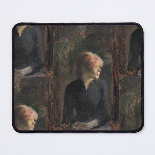 Item preview, Carmen Gaudin by Henri de Toulouse-Lautrec | Moody Post-Impressionist Portrait Print designed and sold by artofuniverse.