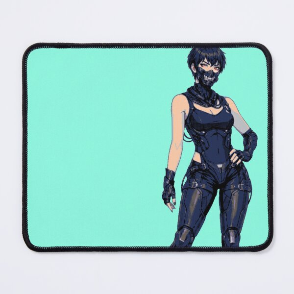 Item preview, Pixel Art Cyberpunk Girl – Tactical Assassin Glitch Aesthetic designed and sold by aoto@nexusnode.