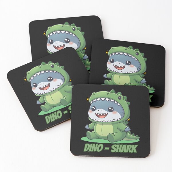Item preview, Cute Dino-Shark  designed and sold by Nature's Chibis.