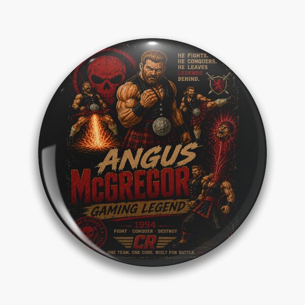 Item preview, Angus MacGregor – Gaming Legend Since 1994 designed and sold by CoreRaiders.