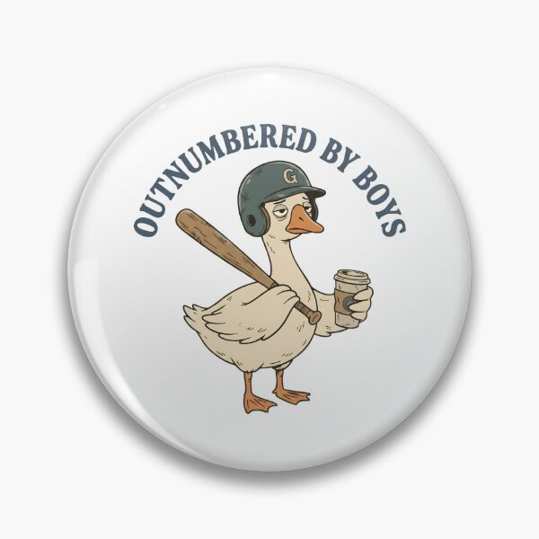 Item preview, Outnumbered By Boys Goose Sports Mom designed and sold by OlyvieArt.