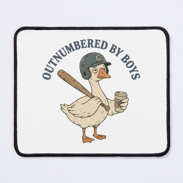 Item preview, Outnumbered By Boys Goose Sports Mom designed and sold by OlyvieArt.