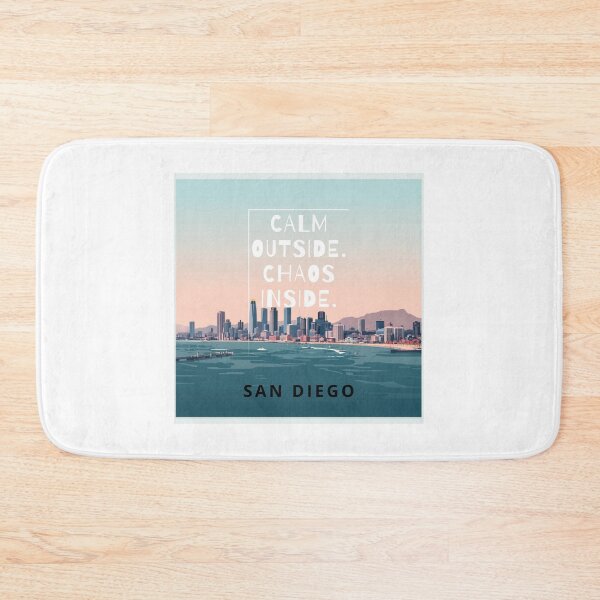 Item preview, San Diego: Calm Outside. Chaos Inside. [Flavor 3] designed and sold by Mildly Thriving Co..