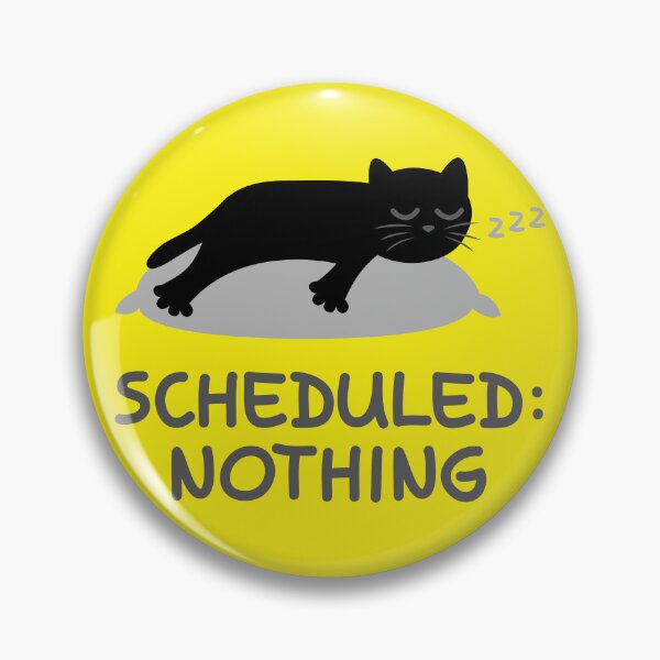 Item preview, Scheduled: Nothing - Funny Sleeping Black Cat Design designed and sold by fishdesigns.