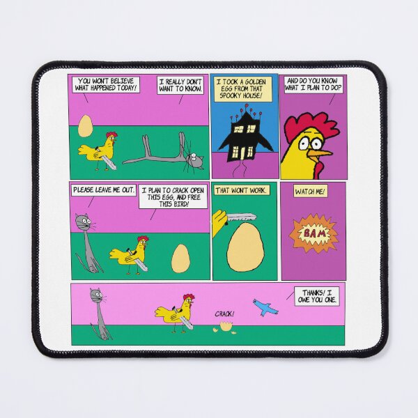 Item preview, The Golden Egg | Humor Journey Adventure Webcomic | El Boxa designed and sold by ElBoxa.