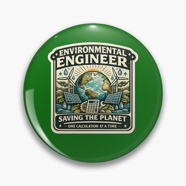 Item preview, Environmental Engineer Saving the Planet – Vintage Inspirational Poster Art | Eco Engineer Gift designed and sold by irfanshikh.