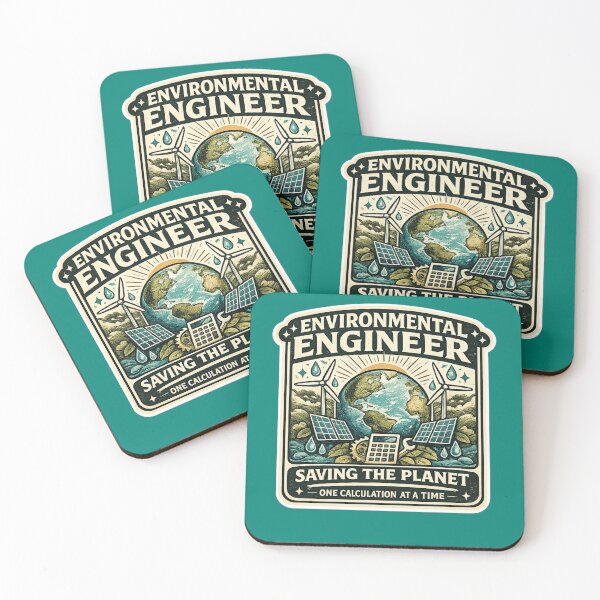 Item preview, Environmental Engineer Saving the Planet – Vintage Inspirational Poster Art | Eco Engineer Gift designed and sold by irfanshikh.