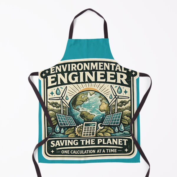 Item preview, Environmental Engineer Saving the Planet – Vintage Inspirational Poster Art | Eco Engineer Gift designed and sold by irfanshikh.