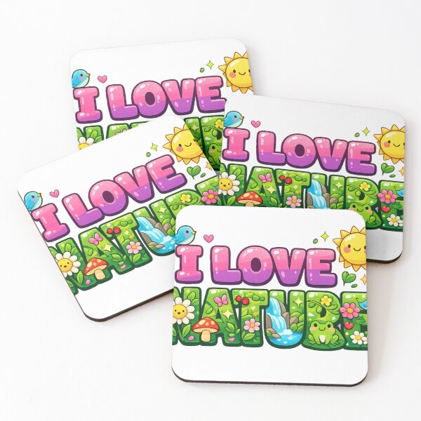 Item preview, I Love Nature Kawaii designed and sold by redsharkuk.