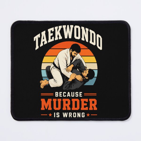 Item preview, Retro Taekwondo Martial Arts Fighter Design Murder Funny designed and sold by w1ckerman.