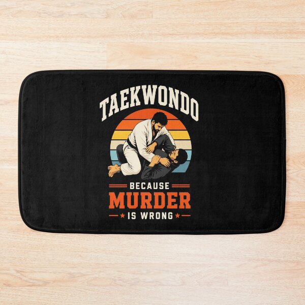 Item preview, Retro Taekwondo Martial Arts Fighter Design Murder Funny designed and sold by w1ckerman.