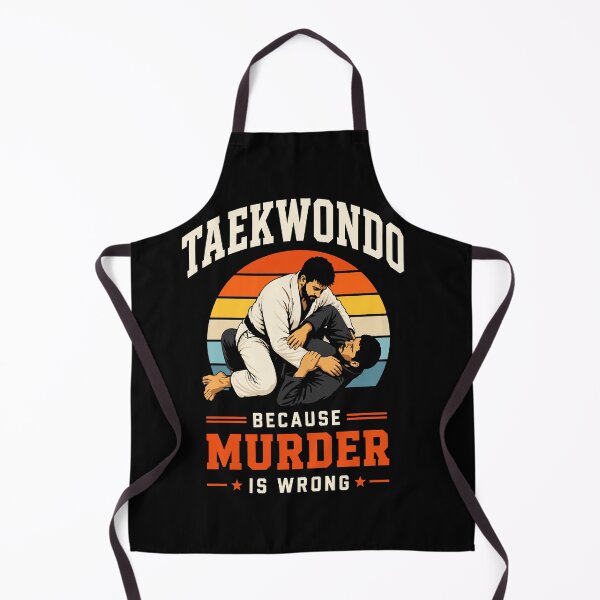 Item preview, Retro Taekwondo Martial Arts Fighter Design Murder Funny designed and sold by w1ckerman.