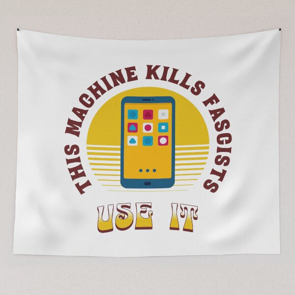 Item preview, Smartphone: This machine kills fascists (Color) designed and sold by Threshing Pigeon.