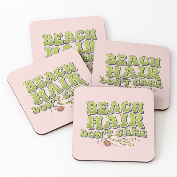 Item preview, Beach Hair Don't Care Retro Groovy Beach Girlie Summer Vacation Coastal Tee designed and sold by BVDigitalArt.