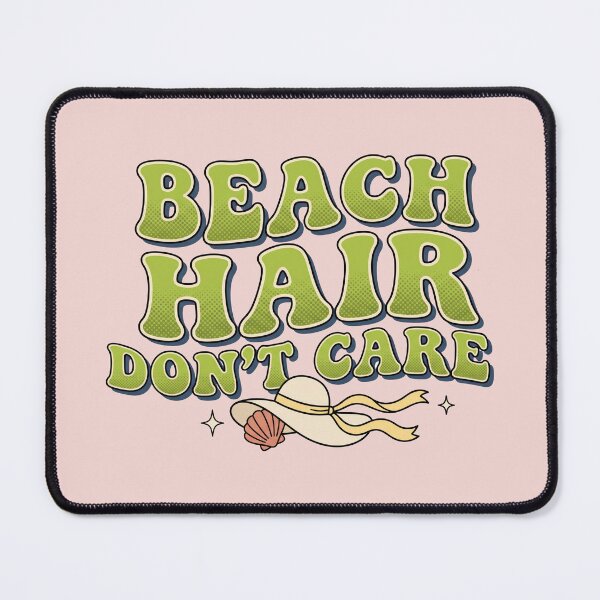 Item preview, Beach Hair Don't Care Retro Groovy Beach Girlie Summer Vacation Coastal Tee designed and sold by BVDigitalArt.