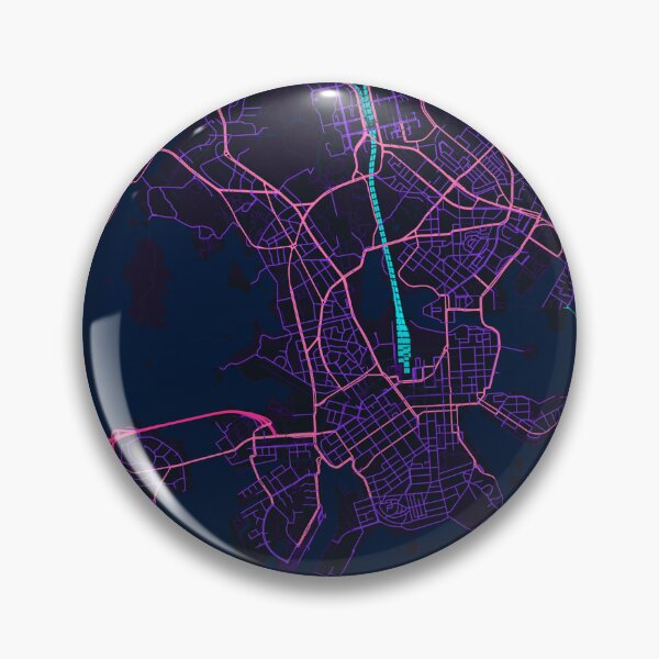 Item preview, Neon Style Map of Helsinki, Finland designed and sold by Enea Kelo.