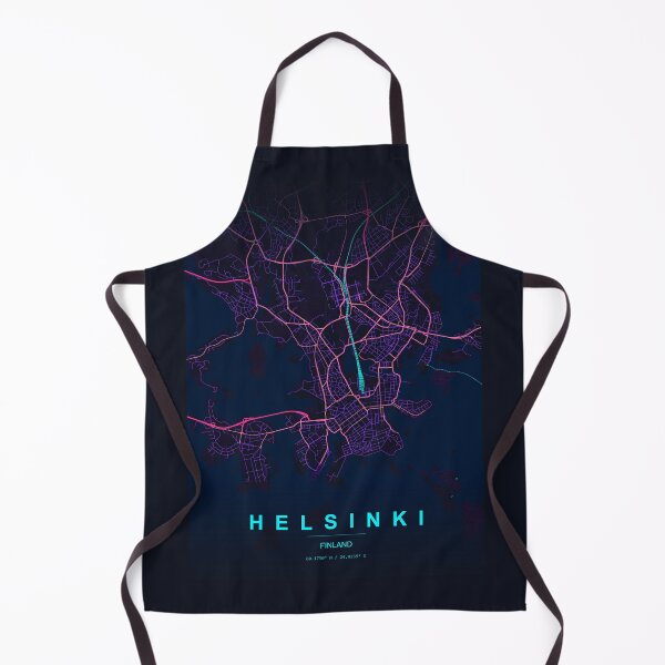 Item preview, Neon Style Map of Helsinki, Finland designed and sold by Enea Kelo.