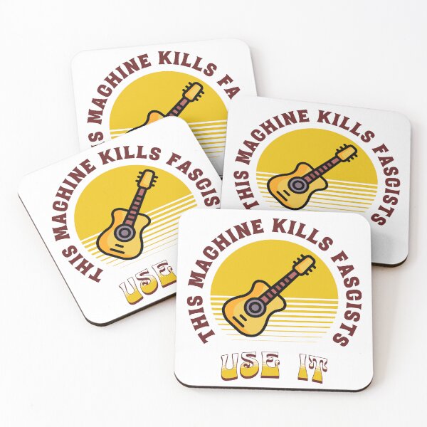 Item preview, Guitar: This machine kills fascists (Color) designed and sold by Threshing Pigeon.