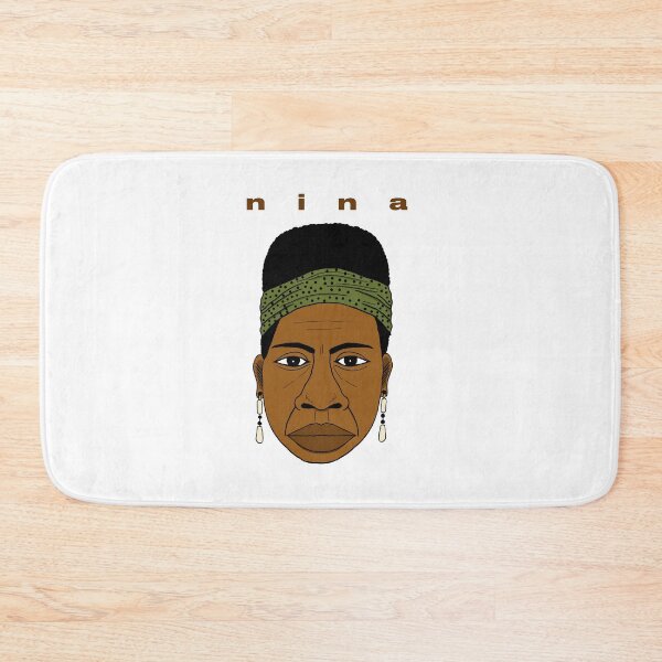 Item preview, Color portrait drawing of Nina Simone (head only) designed and sold by Eric Sintès.