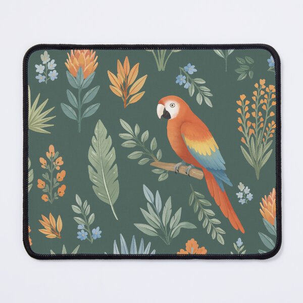 Item preview, Tropical birds green designed and sold by Elenanaylor.