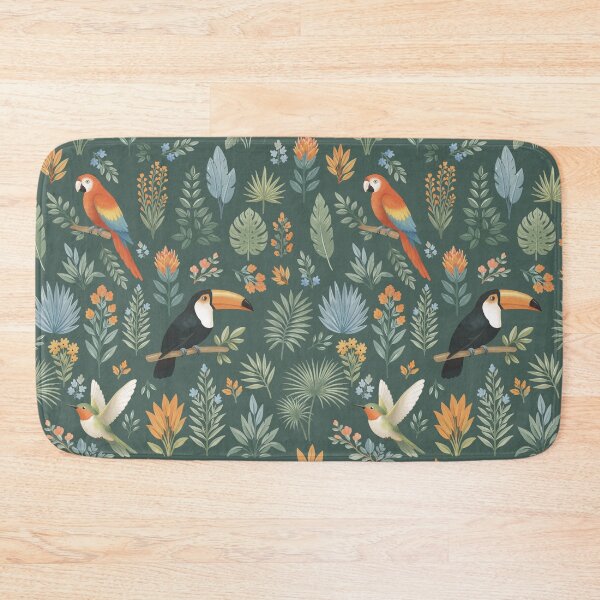 Item preview, Tropical birds green designed and sold by Elenanaylor.