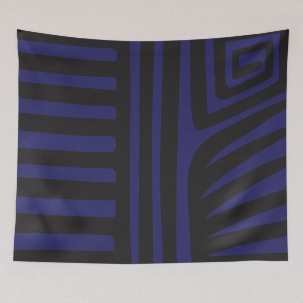 Item preview, The Rooting Forest Magic Pattern Midnight Blue designed and sold by LigeiaShoppe.