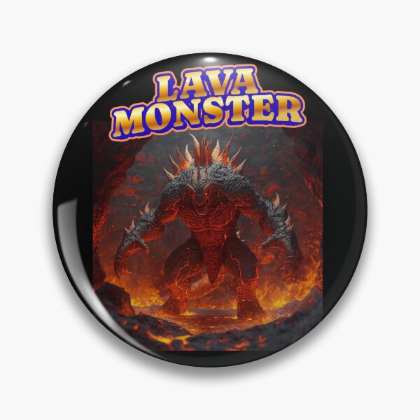 Item preview, lava monster 3 designed and sold by mama-creative.