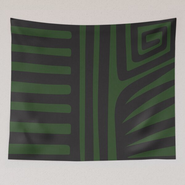 Item preview, The Rooting Forest Magic Pattern Moss Green designed and sold by LigeiaShoppe.