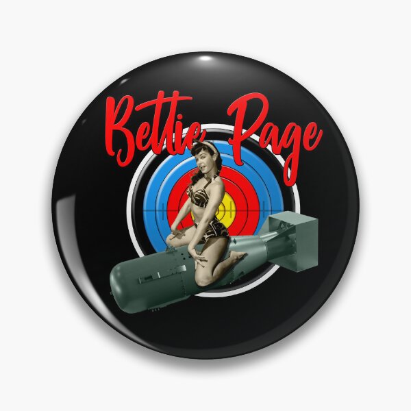 Item preview, Bettie Page designed and sold by Lonesome Dog Art.