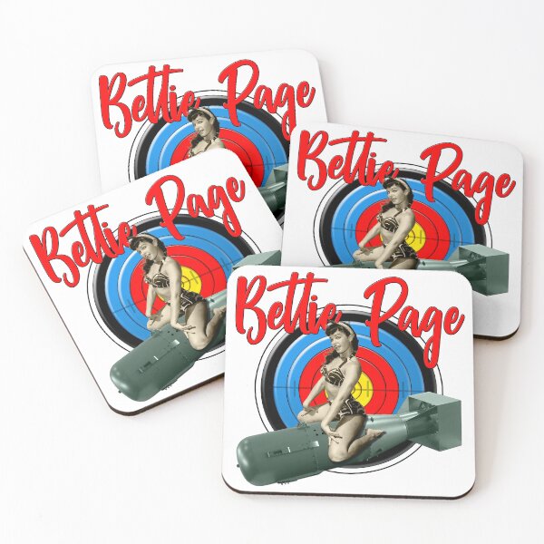 Artikelvorschau, Bettie Page entworfen und verkauft von Lonesome Dog Art.