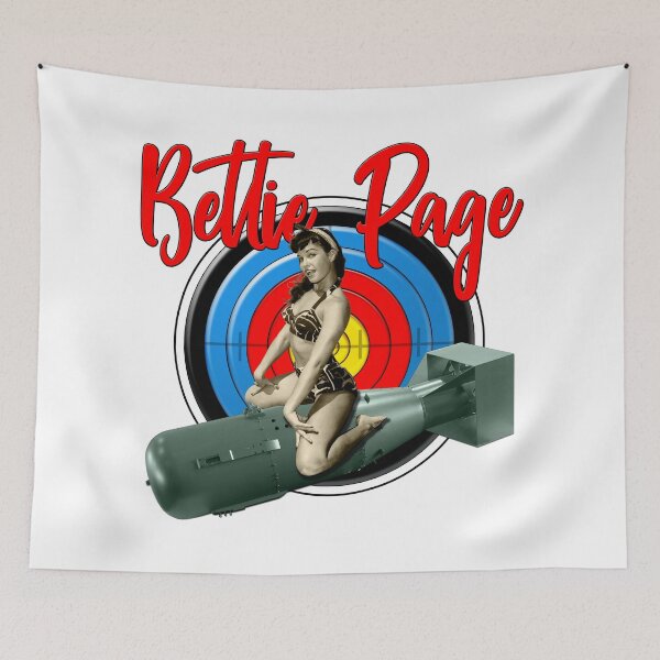 Item preview, Bettie Page designed and sold by Lonesome Dog Art.